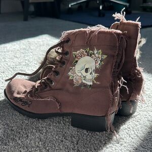Ed Hardy Skull Boots